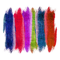 Colored Jute Brush Strokes Premium Hoodie | Teevron