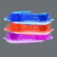 Blue Orange Purple Colored Triple Brush Strokes Premium Hoodie | Teevron