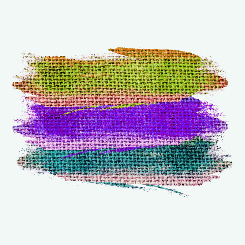 Green Purple Cyan Colored Triple Brush Strokes Premium Hoodie by Bettercallsaul | Teevron