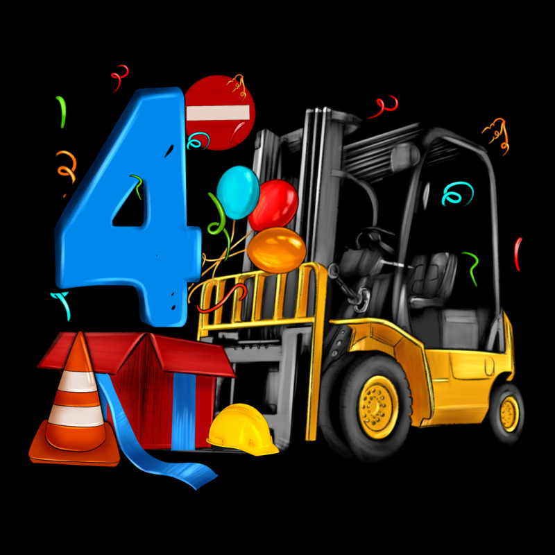 Forklift Birthday Four Urban Hoodie by Artiststas | Teevron