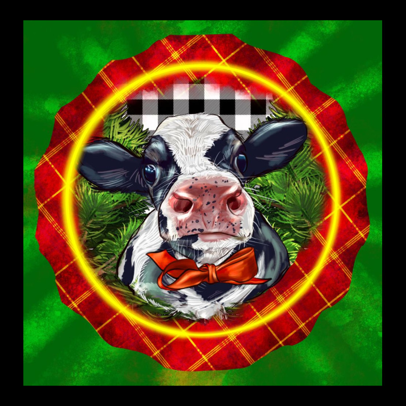 Christmas Baby Holstein Face Premium Tee by LillyAllenDesigns | Teevron