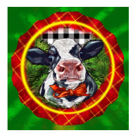 christmas baby holstein face | Teevron