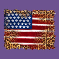 American Flag And Leopard Vintage Tee | Teevron