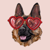 German Shepherd With Love Glasses Premium Sweatshirt | Teevron