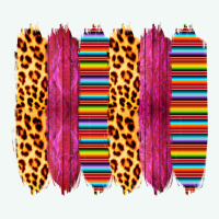 Pink Leopard Serape Brush Strokes Premium Hoodie | Teevron