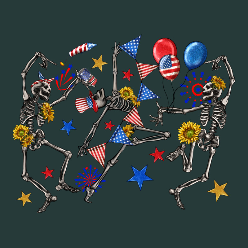 Fourth Of July Dancing Skeleton Premium Sweatshirt by texasbilliewilder | Teevron