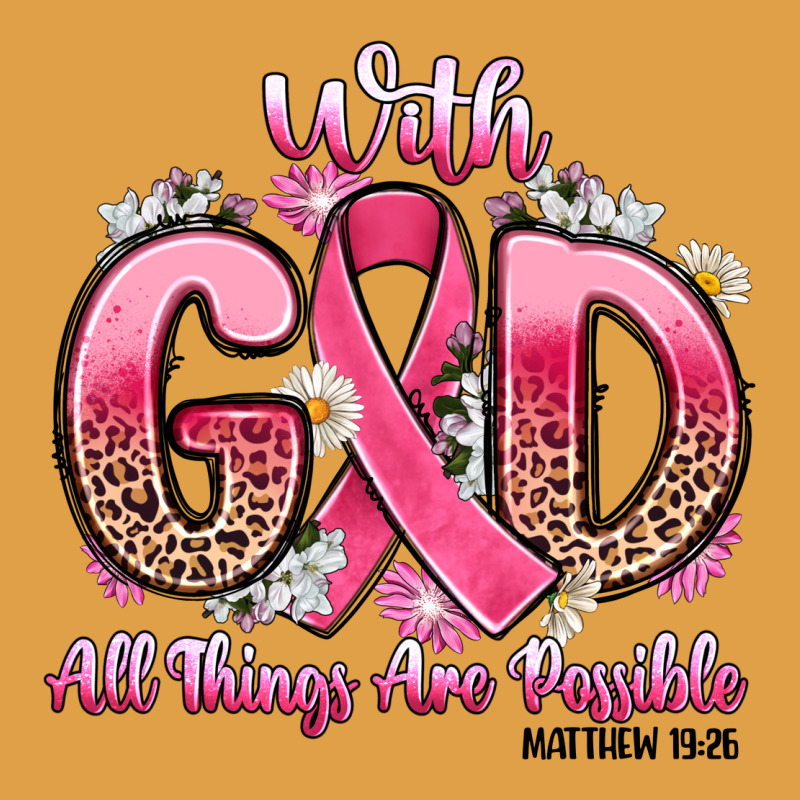 Breast Cancer With God All Things Are Possible Premium Hoodie by Artiststas | Teevron