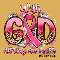 Breast Cancer With God All Things Are Possible Premium Hoodie | Teevron