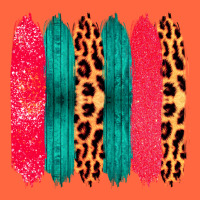 Colored Leopard And Wood Patterned Western Brush Strokes Premium Hoodie | Teevron
