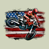 Dirt Bike American Flag Heavyweight Hoodie | Teevron