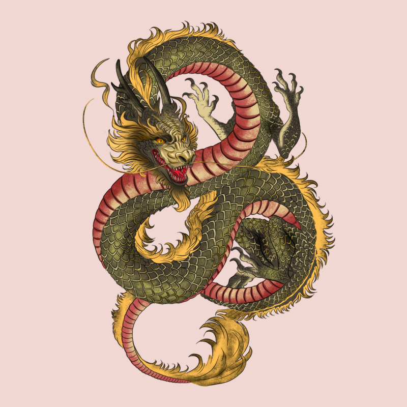 Green And Yellow Dragon Premium Sweatshirt by RanaPortraitStore | Teevron