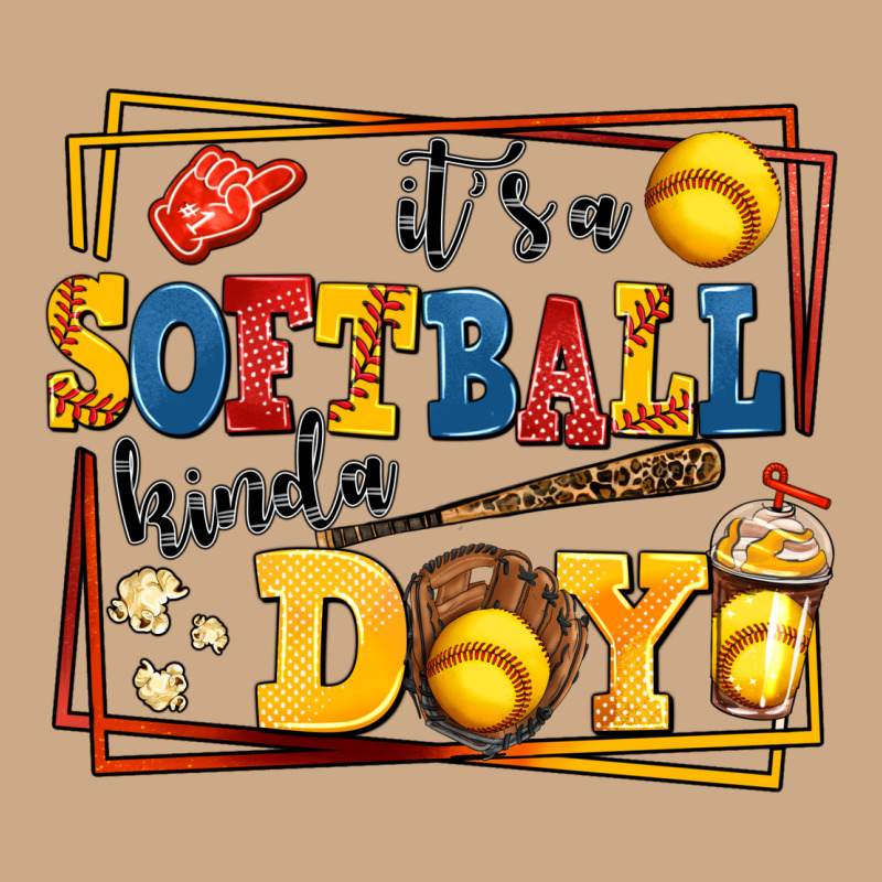 Its A Softball Kinda Day Vintage Hoodie by AdoDesignShop | Teevron