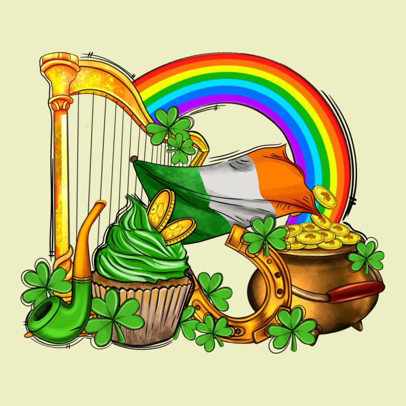 St Patricks Day  Rainbow Shamrocks Urban Hoodie by AdoDesignShop | Teevron