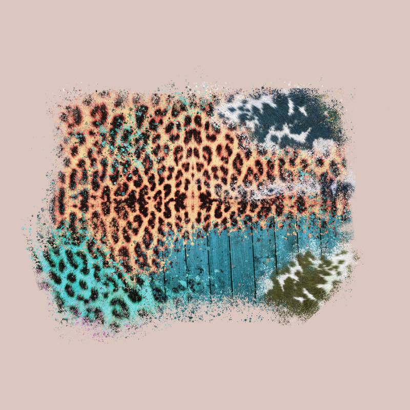 Leopard Wood Cowhide Pattern Mixed Western Frame Premium Hoodie by Bettercallsaul | Teevron
