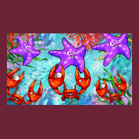 Crab And Starfish  Cup Long Sleeve Tee | Teevron