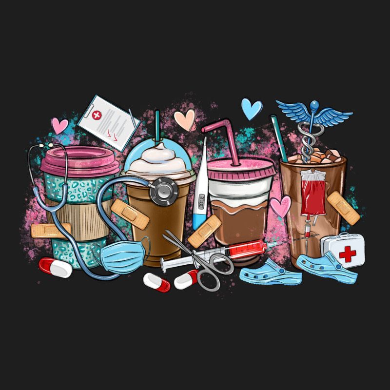 Nurse Elements Coffee Cups Heavyweight Hoodie by MaliasSmallBusiness | Teevron