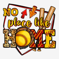 No Place Like Home Softball Urban Hoodie | Teevron