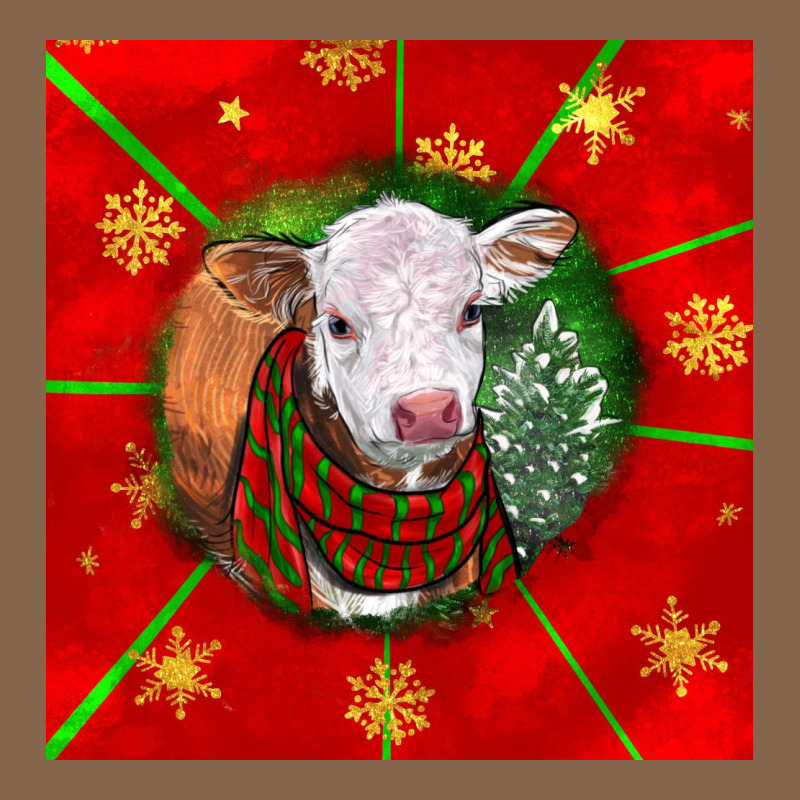 Christmas Hereford Calf Premium Tee by LillyAllenDesigns | Teevron