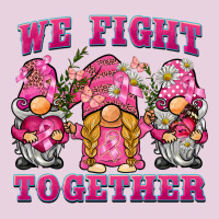 We Fight Together Breast Cancer Gnome Ladies Tee | Teevron