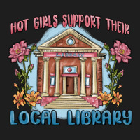 Hot Girls Support Their Local Library Heavyweight Hoodie | Teevron