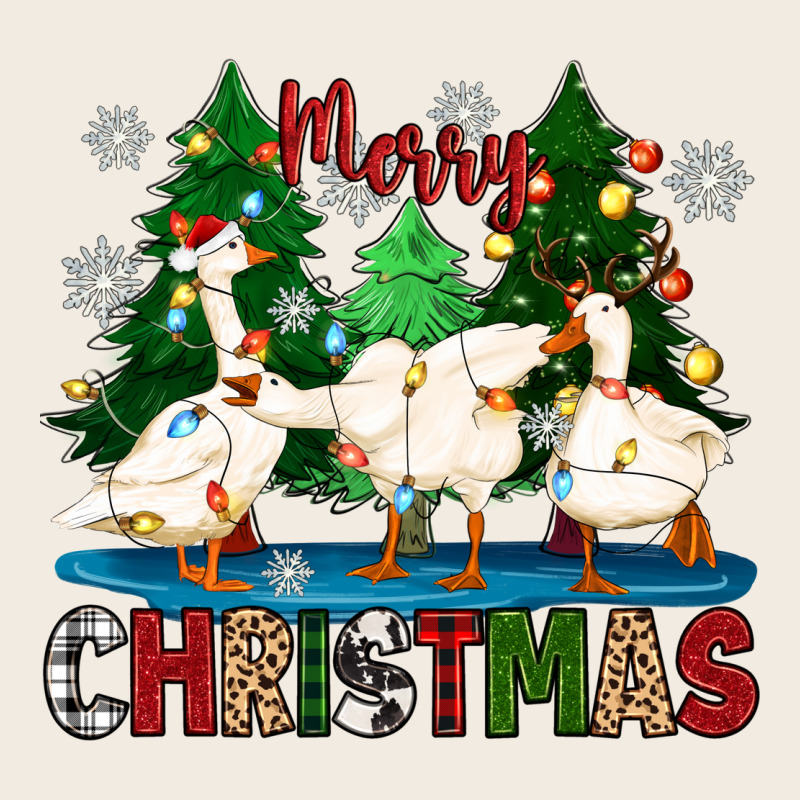 Merry Christmas Duck Premium Sweatshirt by Zillion Design Studio | Teevron