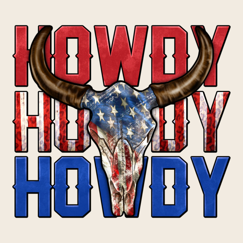 Howdy Howdy Howdy 4th Of July Bull Skull Billie Wi Premium Sweatshirt by texasbilliewilder | Teevron