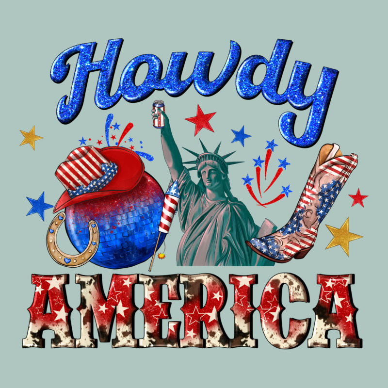 Howdy America Western Premium Sweatshirt by texasbilliewilder | Teevron