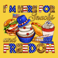 I M Here For Snacks And Freedom Premium Sweatshirt | Teevron