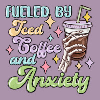 Fueled By Iced Coffee And Anxiety Heavyweight Hoodie | Teevron