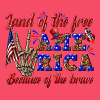 Land Of The Free America Because Of The Brave Premium Sweatshirt | Teevron