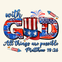 With God All Things Are Possible Usa Premium Hoodie | Teevron