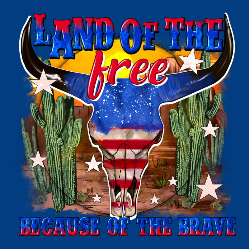Land Of The Free Because Of The Brave Premium Sweatshirt by texasbilliewilder | Teevron