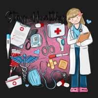 Stay Healthy Nurse Heavyweight Hoodie | Teevron