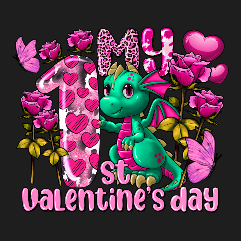 My First Valentine's Day Dragon Classic Tee by FaDigitalArtStudio | Teevron