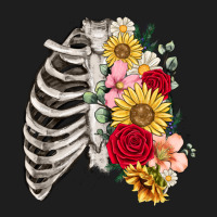 Floral Ribcage Heavyweight Hoodie | Teevron