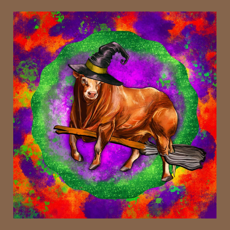 Halloween Red Angus Bull Premium Tee by LillyAllenDesigns | Teevron