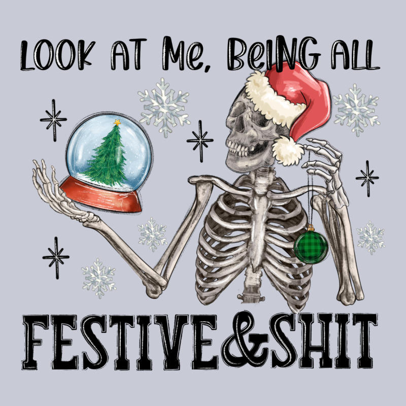 Look At Me Being All Festive And Shit Heavyweight Hoodie by MaliasSmallBusiness | Teevron