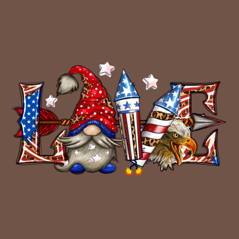 Love 4th July With Gnome Billie Wilder Premium Sweatshirt by texasbilliewilder | Teevron