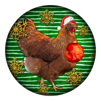 New Hampshire Red Chicken Christmas Premium Tee | Teevron