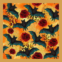 Halloween Bat And Roses Seamless Pattern Urban Hoodie | Teevron