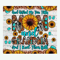 God Gifted Me Two Titles Mom And Grandma And I Rock Them Both Premium Hoodie | Teevron