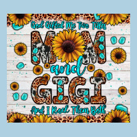 God Gifted Me Two Titles Mom And Gigi And I Rock Them Both Premium Hoodie | Teevron