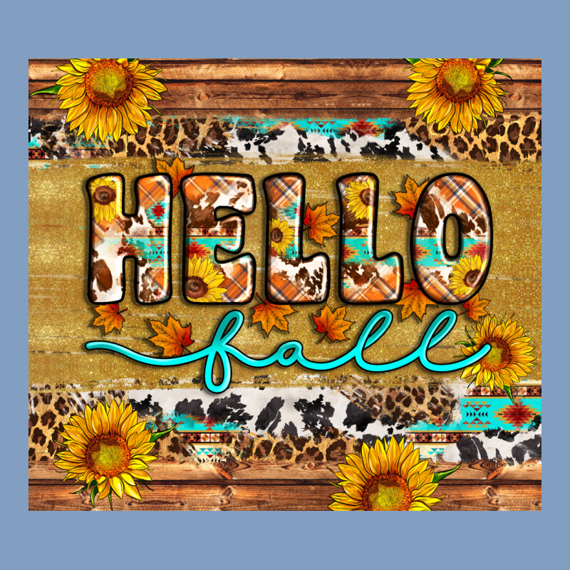 Western Hello Fall Tumbler Urban Hoodie by Artiststas | Teevron