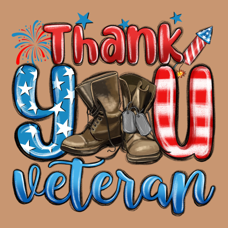 Thank You Veteran Heavyweight Hoodie by MaliasSmallBusiness | Teevron