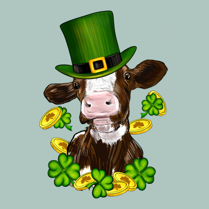 St Patricks Day Cow Premium Sweatshirt by RanaPortraitStore | Teevron