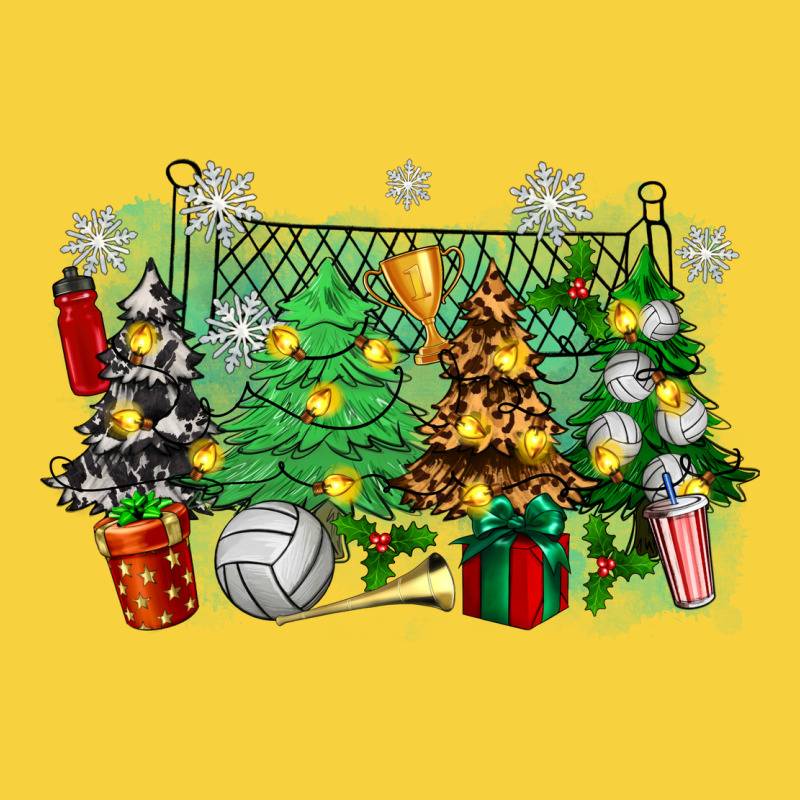 Christmas Trees With Volleyball Premium Sweatshirt by Zillion Design Studio | Teevron