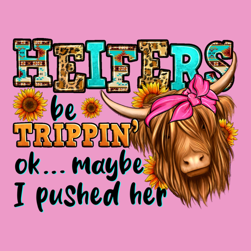 Heifers Be Trippin Ok Maybe I Pushed Her Long Hair Urban Hoodie by Jasminsmagicworld | Teevron