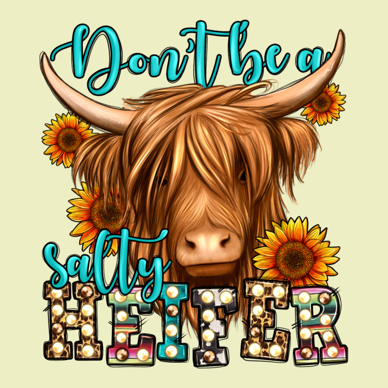 Don't Be A Salty Heifer Long Haired Cow Urban Hoodie by Jasminsmagicworld | Teevron