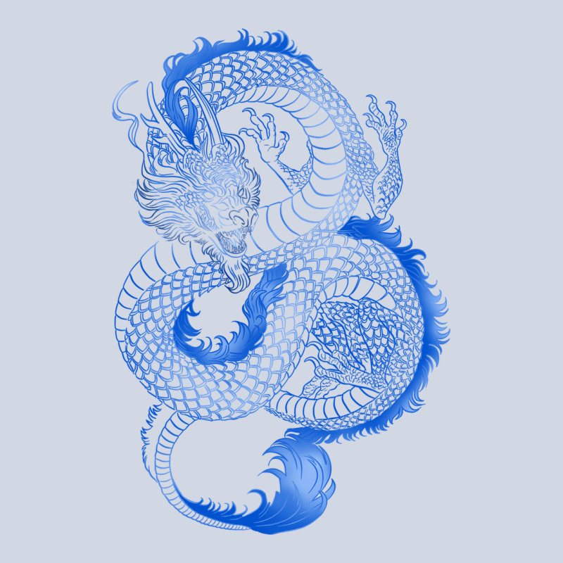 Blue Dragon Premium Sweatshirt by RanaPortraitStore | Teevron