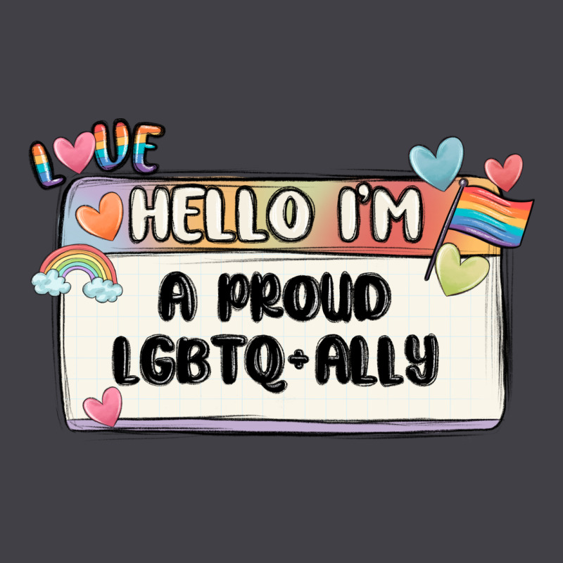Proud Ally Heavyweight Hoodie by MaliasSmallBusiness | Teevron